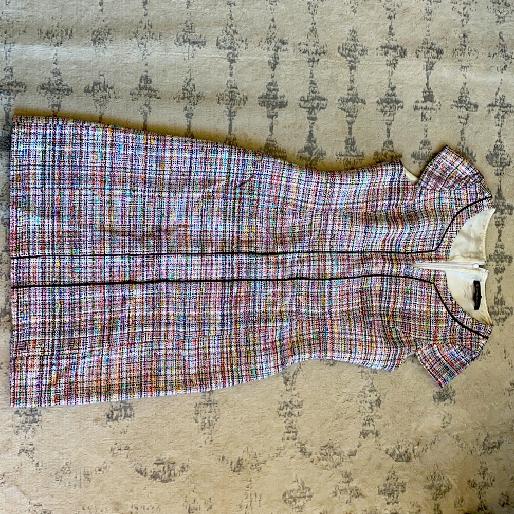 Brooks Brothers, 6, rainbow twill sheath dress
